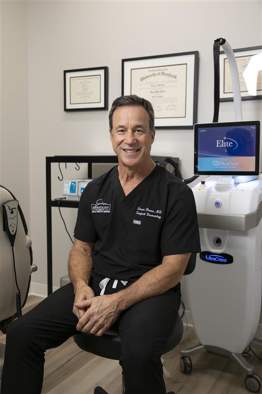Dr. Rotter with UltraClear laser — Exclusive Dermatology West Palm Beach